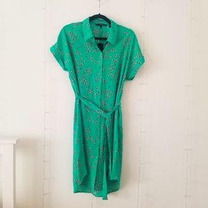 NWT Vero Moda size S flowery tie up dress